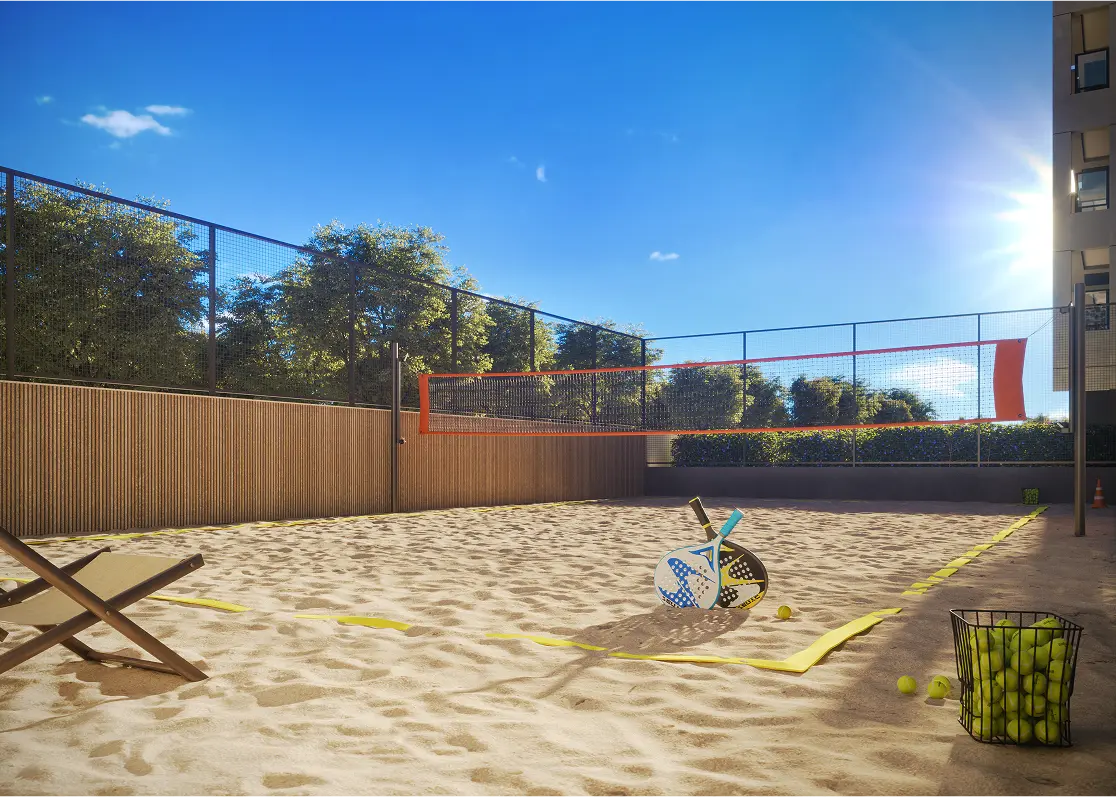 Beach tenis - Perspectiva Ilustrada - NID Alphaville